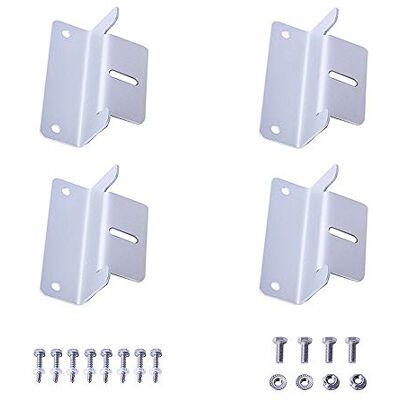 SOLARTRONICS Soporte para paneles solares - Soporte en Z de aluminio para montaje en pared y techo (1 set) SOLARTRONICS Soporte para paneles solares - Soporte en Z de aluminio para montaje en pared y techo (1 set)