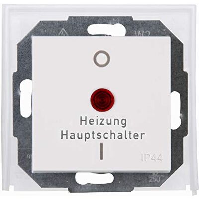 Kopp - ATHENIS - IP44 - Blanco - Interruptor principal de calefacción Kopp - ATHENIS - IP44 - Blanco - Interruptor principal de calefacción