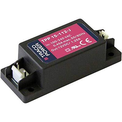 TracoPower TPP 15-109-J AC Fuente de alimentación (1670 mA, 15 W, +9,0 V/CC) TracoPower TPP 15-109-J AC Fuente de alimentación (1670 mA, 15 W, +9,0 V/CC)