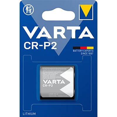 Varta Pila de litio Professional CR P2. paquete de 1 unidad, gris Varta Pila de litio Professional CR P2. paquete de 1 unidad, gris