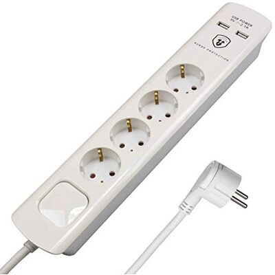 FeinTech Modelo MD000432 Toma de corriente - 4 enchufes FeinTech Modelo MD000432 Toma de corriente - 4 enchufes