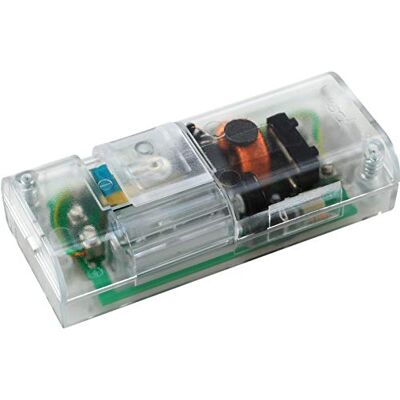 Ehmann 2100 x 0700 Regulador de intensidad de cable T21.07, transparente, corte de fase, 230 V, 50 Hz, potencia: LED 3-35 W, 7-110 W/VA Ehmann 2100 x 0700 Regulador de intensidad de cable T21.07, transparente, corte de fase, 230 V, 50 Hz, potencia: LED 3-35 W, 7-110 W/VA