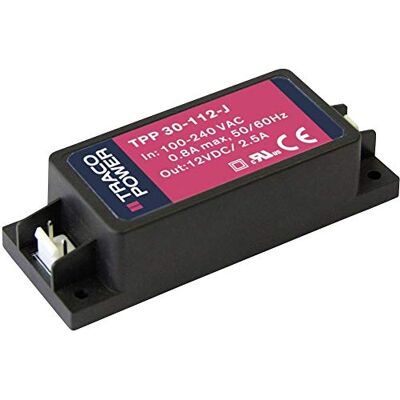 TracoPower TPP 30-105-J AC Fuente de alimentación (6000 mA, 30 W + 5,0 V/CC) TracoPower TPP 30-105-J AC Fuente de alimentación (6000 mA, 30 W + 5,0 V/CC)