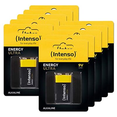 Intenso Energy Ultra Block 6LR61 Pilas alcalinas (9 V, 10 Unidades) Intenso Energy Ultra Block 6LR61 Pilas alcalinas (9 V, 10 Unidades)