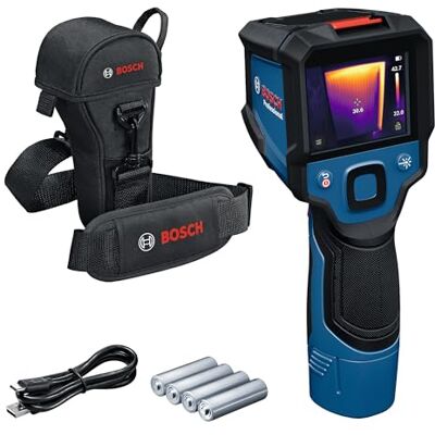 Bosch Cámara térmica GTC 12V-450-13 (resolución de 256 x 192 px, de -20 °C a +450 °C, fuente de alimentación dual, adaptador, 4 LR6 AA de 1,5 V, funda, cable USB-C®, caja plegable) Bosch Cámara térmica GTC 12V-450-13 (resolución de 256 x 192 px, de -20 °C a +450 °C, fuente de alimentación dual, adaptador, 4 LR6 AA de 1,5 V, funda, cable USB-C®, caja plegable)