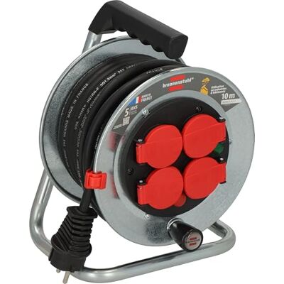 Bobina de cable Silver Baby 10m de Brennenstuhl - Bobina de cable Bobina de cable Silver Baby 10m de Brennenstuhl - Bobina de cable