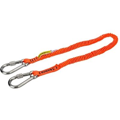 Bahco Correas de anclaje naranja de alta visibilidad con mosquetón fijo para 3 kg Bahco Correas de anclaje naranja de alta visibilidad con mosquetón fijo para 3 kg