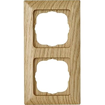 Kopp Marco para interruptor doble, color: roble, 306630066 Kopp Marco para interruptor doble, color: roble, 306630066