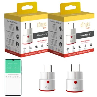 KONYKS Marca Modelo - Interruptor inteligente Wi-Fi Bluetooth - 2022 KONYKS Marca Modelo - Interruptor inteligente Wi-Fi Bluetooth - 2022