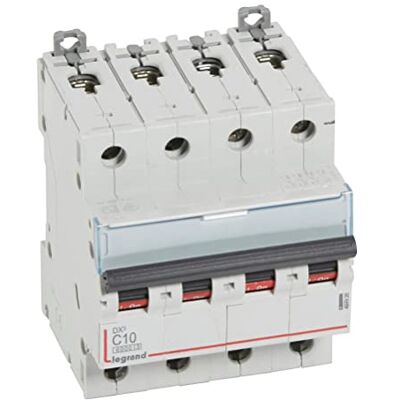 Legrand - 10A tetrapolar 4 módulos - Circuit breaker Legrand - 10A tetrapolar 4 módulos - Circuit breaker
