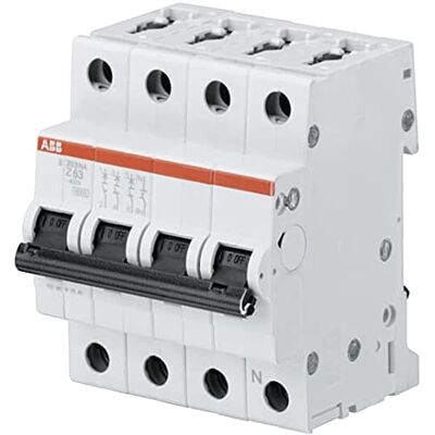 ABB S200 Disyuntor Tipo Z, Pol 3P+N 2A System Pro M Compact Montaje en carril DIN ABB S200 Disyuntor Tipo Z, Pol 3P+N 2A System Pro M Compact Montaje en carril DIN