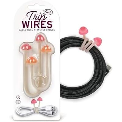 Genuine Fred Cables de viaje, bridas para cables, juego de 2, 4 pulgadas de largo, se dobla fácilmente para sostener y agrupar, organizador de cables multiusos para escuela, hogar, oficina, decoración Genuine Fred Cables de viaje, bridas para cables, juego de 2, 4 pulgadas de largo, se dobla fácilmente para sostener y agrupar, organizador de cables multiusos para escuela, hogar, oficina, decoración