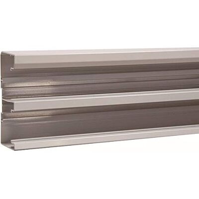 Hager Canal GBA 50x130 2comp. Aluminio Hager Canal GBA 50x130 2comp. Aluminio