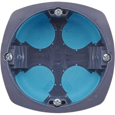 DEBFLEX Caja de empotrar simple STOPAIR Ø67/P40 filete de 30 DEBFLEX Caja de empotrar simple STOPAIR Ø67/P40 filete de 30