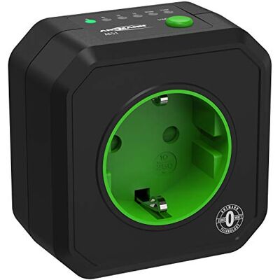 Ansmann Enchufe con Temporizador, Temporizador de bajo Consumo para Ventiladores, cafeteras y planchas, tecnología Zero W, Color Negro Ansmann Enchufe con Temporizador, Temporizador de bajo Consumo para Ventiladores, cafeteras y planchas, tecnología Zero W, Color Negro