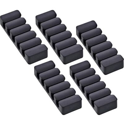 InLine 5 clips de cable autoadhesivos de 5 capas, color negro, para organizar varios cables en el escritorio, en el coche u oficina, con almohadilla adhesiva 3M, InLine 5 clips de cable autoadhesivos de 5 capas, color negro, para organizar varios cables en el escritorio, en el coche u oficina, con almohadilla adhesiva 3M,