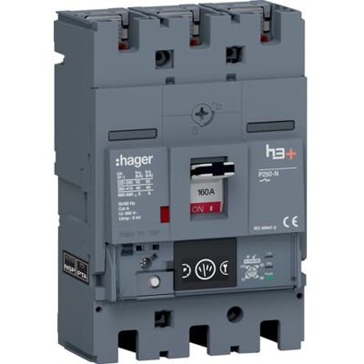 Hager HNT160NR - Interruptor de potencia - 160A - 40kA Hager HNT160NR - Interruptor de potencia - 160A - 40kA