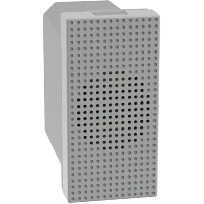 Bticino MatixGO Indicador acústico de 1 módulo gris , tono de bronce 12 Vac, 5 VA, 80 dB Bticino MatixGO Indicador acústico de 1 módulo gris , tono de bronce 12 Vac, 5 VA, 80 dB