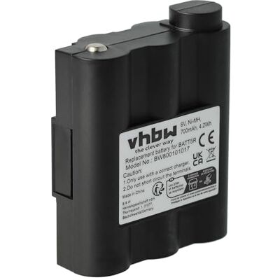 vhbw 1x batería reemplaza Alan/Midland BATT5R PB-ATL/G7 para radio (700 mAh, 6 V, NiMH) vhbw 1x batería reemplaza Alan/Midland BATT5R PB-ATL/G7 para radio (700 mAh, 6 V, NiMH)