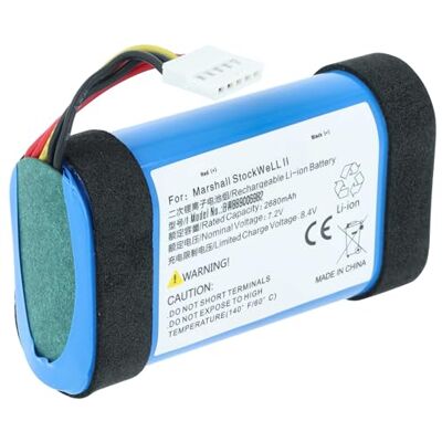 vhbw Batería Compatible con Marshall Stockwell II Altavoces, Cajas acústicas (2680 mAh, 7,2 V, Li-Ion) vhbw Batería Compatible con Marshall Stockwell II Altavoces, Cajas acústicas (2680 mAh, 7,2 V, Li-Ion)