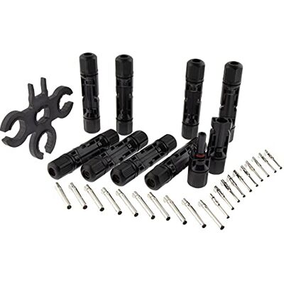 Conectores solares MC4 Eaton 20 pcs - 1000V 30A - Llave de montaje Conectores solares MC4 Eaton 20 pcs - 1000V 30A - Llave de montaje