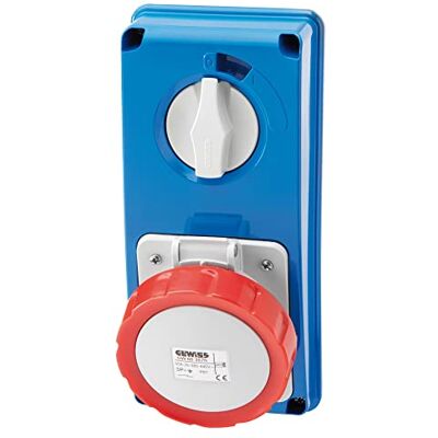 Gewiss Base/s bloque/bloqueo vertical sin fondo 16a 2 polos+tierra 230v sbf Gewiss Base/s bloque/bloqueo vertical sin fondo 16a 2 polos+tierra 230v sbf