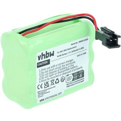 vhbw Batería Recargable Compatible con Tivoli PAL iPal radio digital (2000 mAh, 7,2 V, NiMH) vhbw Batería Recargable Compatible con Tivoli PAL iPal radio digital (2000 mAh, 7,2 V, NiMH)