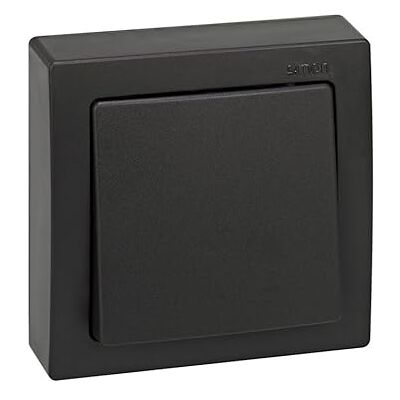 Simon 73 LOFT – Conmutador, Interruptor de Superficie para Control de Luz desde Dos Puntos, Serie Compacta para Instalaciones sin Obra, Acabado Color Grafito Simon 73 LOFT – Conmutador, Interruptor de Superficie para Control de Luz desde Dos Puntos, Serie Compacta para Instalaciones sin Obra, Acabado Color Grafito