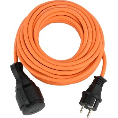 Electraline Cable de extensión IP44 5m para exteriores, especial AT-N05V3V3-F 3G1.5 hasta -35 °C, resistente al aceite y a rayos UV, muy resistente a la abrasión con tomas de seguridad Electraline Cable de extensión IP44 5m para exteriores, especial AT-N05V3V3-F 3G1.5 hasta -35 °C, resistente al aceite y a rayos UV, muy resistente a la abrasión con tomas de seguridad