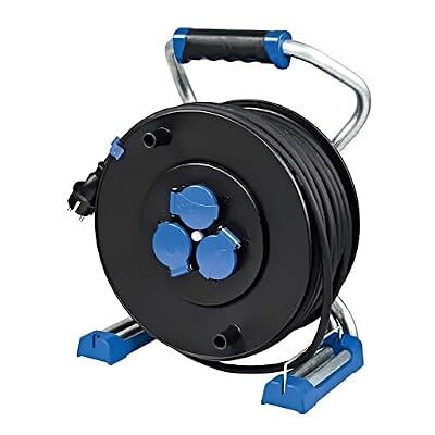 as - Schwabe AS ‑ Schwabe Xperts Enrollador de cable (50 m, H07RN‑F 3G1,5, IP44, 3 enchufes con tierra + puerto USB, indicador de tensión, protección térmica, Made in Germany as - Schwabe AS ‑ Schwabe Xperts Enrollador de cable (50 m, H07RN‑F 3G1,5, IP44, 3 enchufes con tierra + puerto USB, indicador de tensión, protección térmica, Made in Germany