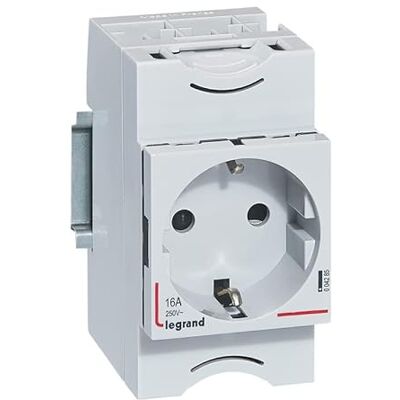 Legrand Toma o enchufe 2P+T 16A 2,5 módulos para cuadro eléctrico, Legrand Toma o enchufe 2P+T 16A 2,5 módulos para cuadro eléctrico,