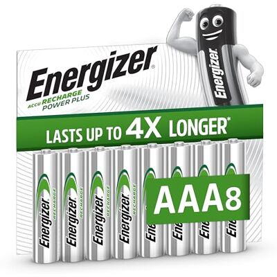 Energizer - Recharge Power Plus - AAA - 8 Paquetes - Batería Energizer - Recharge Power Plus - AAA - 8 Paquetes - Batería