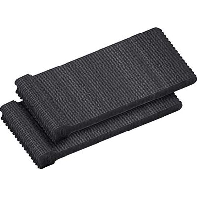 Meister Bridas de velcro para cables (100 unidades, 200 x 12,5 mm, reutilizables, resistentes al agua, reutilizables), color negro Meister Bridas de velcro para cables (100 unidades, 200 x 12,5 mm, reutilizables, resistentes al agua, reutilizables), color negro