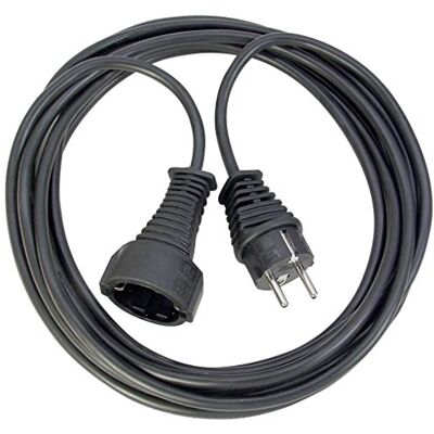 Extensión impermeable negra Brennenstuhl 10m - Uso exterior Extensión impermeable negra Brennenstuhl 10m - Uso exterior