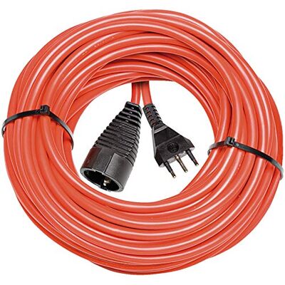 Brennenstuhl alargador de plástico 50 m, Rojo, con Enchufe Italiana 16 A y Toma Schuko Brennenstuhl alargador de plástico 50 m, Rojo, con Enchufe Italiana 16 A y Toma Schuko