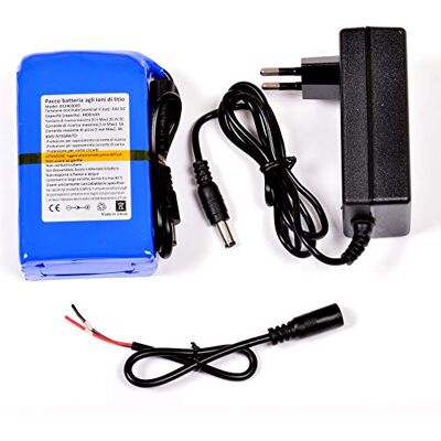 AFTERTECH Paquete batería 24 V 3000 mAh 3 Ah Recargable de Litio 98 x 60 x 37 mm 6s1p 25,2 V F2E2 AFTERTECH Paquete batería 24 V 3000 mAh 3 Ah Recargable de Litio 98 x 60 x 37 mm 6s1p 25,2 V F2E2