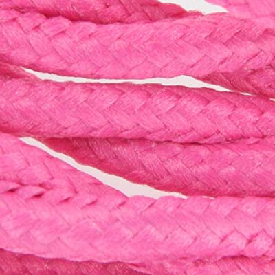 CHACON Cable Forrado en Tejido de Seda Tejida, 3 m, Fucsia CHACON Cable Forrado en Tejido de Seda Tejida, 3 m, Fucsia