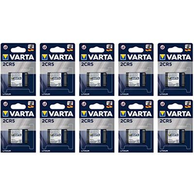 Varta Foto Pila Litio (2CR5, 6V) Color Plateado Varta Foto Pila Litio (2CR5, 6V) Color Plateado