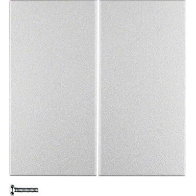Hager Pulsador KNX radio quicklink doble, series berker S.1/ B.3/ B.7 de , aluminio Hager Pulsador KNX radio quicklink doble, series berker S.1/ B.3/ B.7 de , aluminio