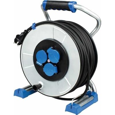 as - Schwabe AS ‑ Schwabe Xperts MI Carrete de cable (40 m, H07RN‑F 3G2,5, IP44, 3 enchufes con tierra + puerto USB, indicador de tensión, protección contra descargas eléctricas, Made in Germany as - Schwabe AS ‑ Schwabe Xperts MI Carrete de cable (40 m, H07RN‑F 3G2,5, IP44, 3 enchufes con tierra + puerto USB, indicador de tensión, protección contra descargas eléctricas, Made in Germany