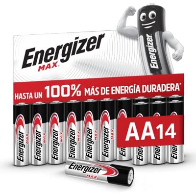 Baterías AA Energizer Max - Energía confiable y duradera Baterías AA Energizer Max - Energía confiable y duradera