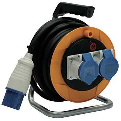 Brennenstuhl enrollacables 10 m Serie Serie Garant ST CEE 2, Compacto Enchufe y 2 enchufes CEE 3 Pines 230 V/16 A IP44 Brennenstuhl enrollacables 10 m Serie Serie Garant ST CEE 2, Compacto Enchufe y 2 enchufes CEE 3 Pines 230 V/16 A IP44