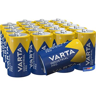 Varta Industrial Pilas alcalinas D / LR20 / Mono (pack de 20 Unidades, 1.5 V) Varta Industrial Pilas alcalinas D / LR20 / Mono (pack de 20 Unidades, 1.5 V)