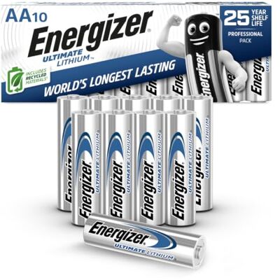Energizer Ultimate Lithium Pack de 10 pilas Ultimate Lithium AA Energizer Ultimate Lithium Pack de 10 pilas Ultimate Lithium AA