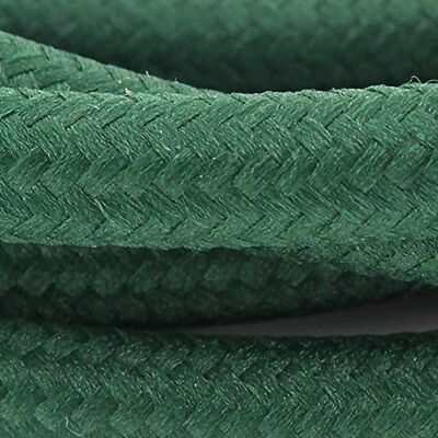 CHACON Cable Textil Silk, 3 m, Verde Oscuro CHACON Cable Textil Silk, 3 m, Verde Oscuro
