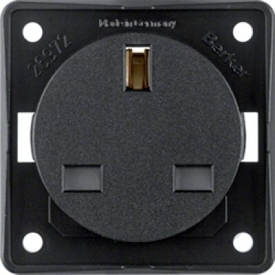 Hager Toma BRITISH STANDARD, , negro, mate Hager Toma BRITISH STANDARD, , negro, mate