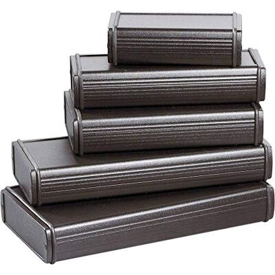 Bopla ! Alubos ABPH 1000-200 Perfil de caja (200 x 106 x 32, aluminio), color negro Bopla ! Alubos ABPH 1000-200 Perfil de caja (200 x 106 x 32, aluminio), color negro