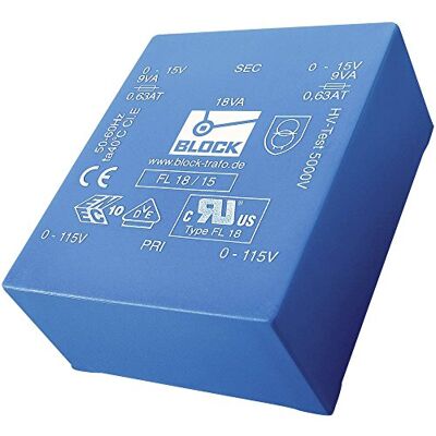 Marca FL 30/18 Transformador - Perfil Bajo PCB - 30VA - Serie/Paralelo Marca FL 30/18 Transformador - Perfil Bajo PCB - 30VA - Serie/Paralelo