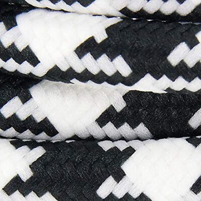 CHACON Cable Textil Silk, 3 m, Blanco/Negro CHACON Cable Textil Silk, 3 m, Blanco/Negro