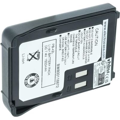 vhbw Batería Recargable Compatible con Kenwood TH-F6 TH-F6A, TH-F6E, TH-F7, TH-F7A, TH-F7E, TH-FTE radio (1500 mAh, 7,4 V, Li-Ion) vhbw Batería Recargable Compatible con Kenwood TH-F6 TH-F6A, TH-F6E, TH-F7, TH-F7A, TH-F7E, TH-FTE radio (1500 mAh, 7,4 V, Li-Ion)